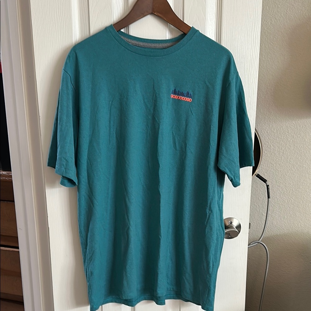 Men’s Blue/Teal Patagonia Fitz Roy Wild Responsibili-Tee Shirt